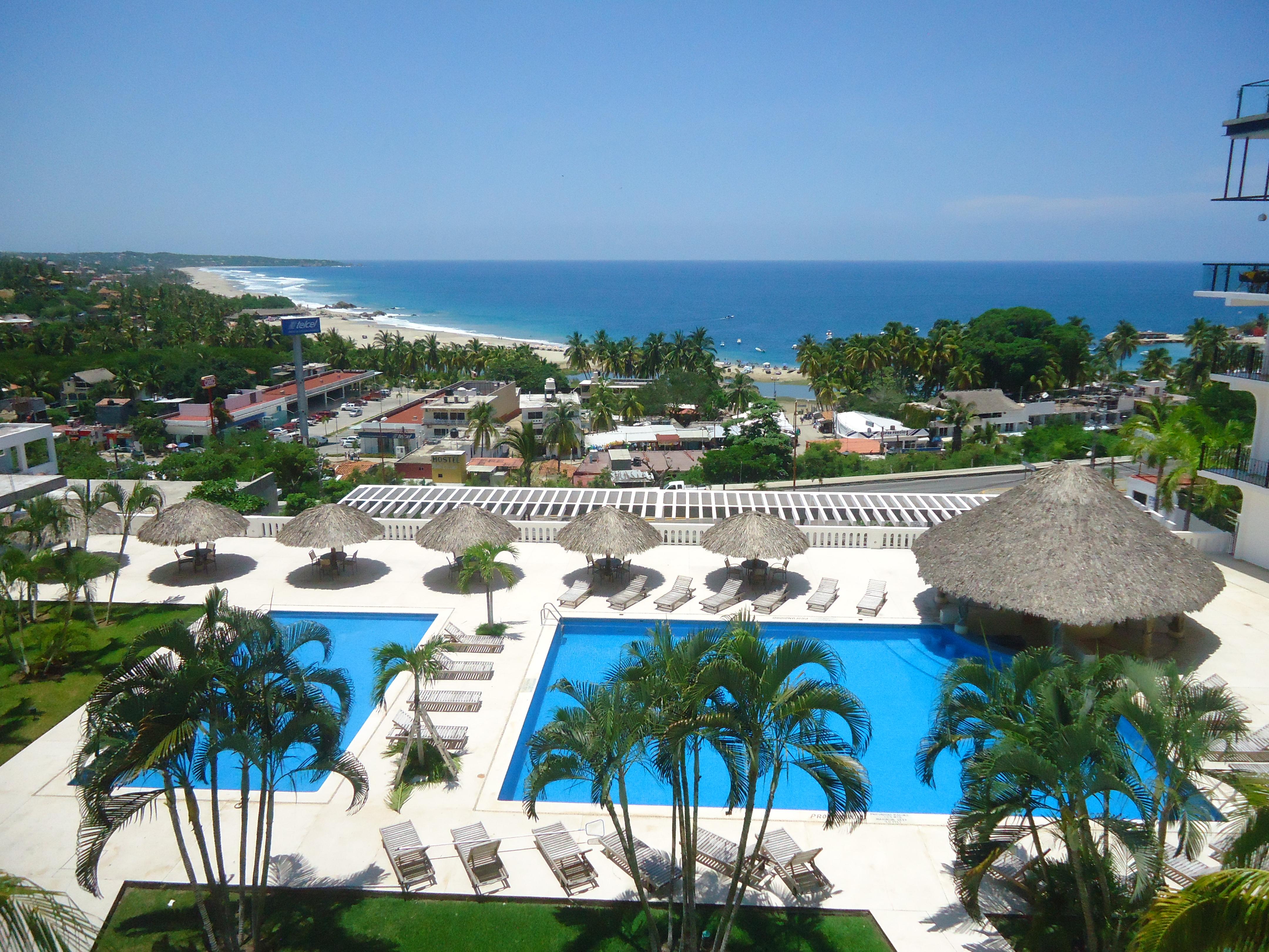 Hotel Caracol Plaza プエルト・エスコンディード エクステリア 写真