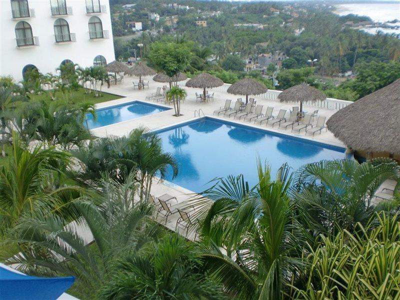Hotel Caracol Plaza プエルト・エスコンディード エクステリア 写真